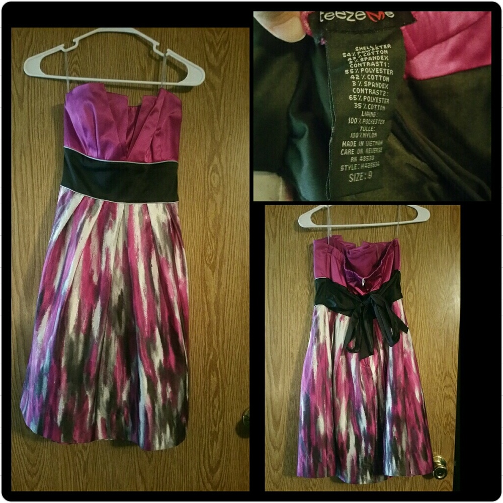 Strapless dress